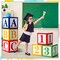 6 Pcs ABC 123 Party Decorations Back to School Decoration (Red, Yellow, Blue, Green) 14.17 x 12.2 x 1.57 inches